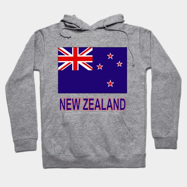 The Pride of New Zealand - National Flag Design Hoodie by Naves